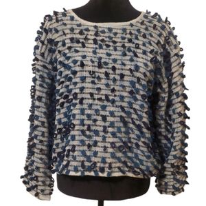 Tonle Srey Oun Loop Sweater Indigo Size Small (0-10)